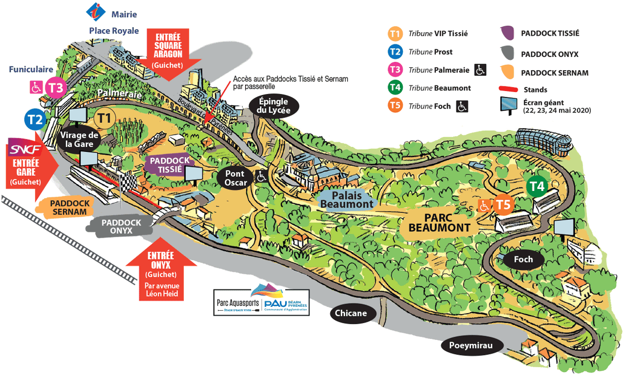 Le tour du Circuit en animation Flash.