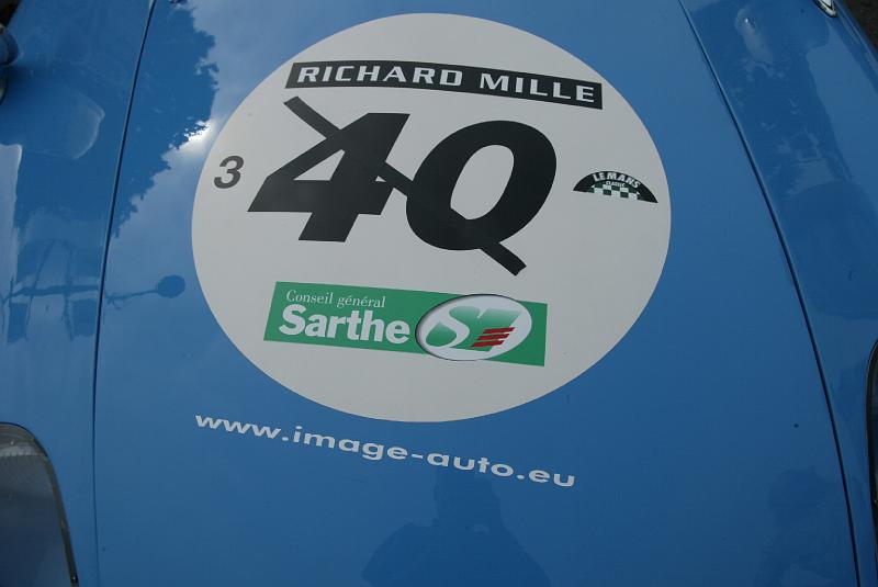 B45D0004.JPG - Frédéric Clot est venu nous présenter la DB HRB5 qui va  courrir au Mans Classic le 9-10 et 11 juillet 2010. Elle porte le stiker d' Image Auto